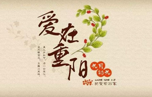 重陽節，是中國傳統節日，節期為每年農歷九月初九。“九”數在《易經》中為陽數，“九九”兩陽數相重，故曰“重陽”；因日與月皆逢九，故又稱為“重九”。九九歸真，一元肇始，古人認為九九重陽是吉祥的日子。古時民間在重陽節有登高祈福、秋游賞菊、佩插茱萸、拜神祭祖及飲宴祈壽等習俗。傳承至今，又添加了敬老等內涵，于重陽之日享宴高會，感恩敬老。登高賞秋與感恩敬老是當今重陽節日活動的兩大重要主題。 